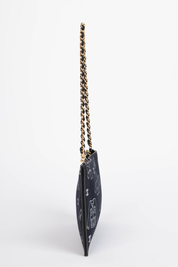 2000s Chanel Icons Canvas Small Shoulder Bag