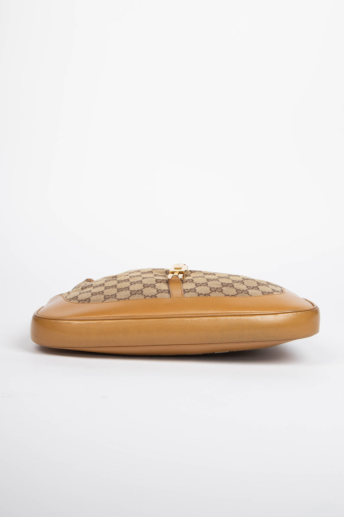 2000s Gucci Monogram Jackie Shoulder Bag