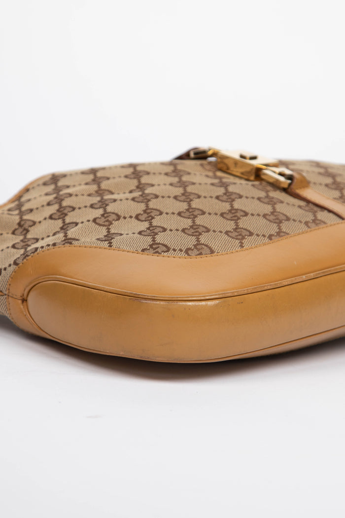 2000s Gucci Monogram Jackie Shoulder Bag