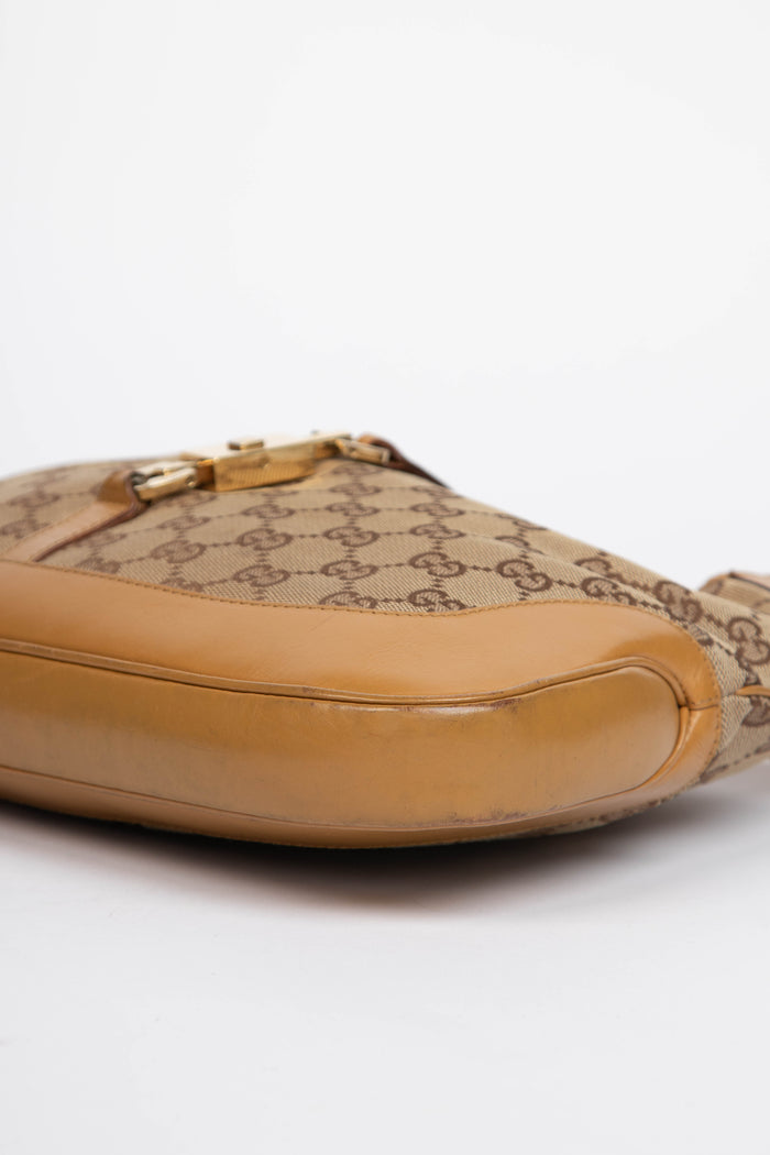 2000s Gucci Monogram Jackie Shoulder Bag