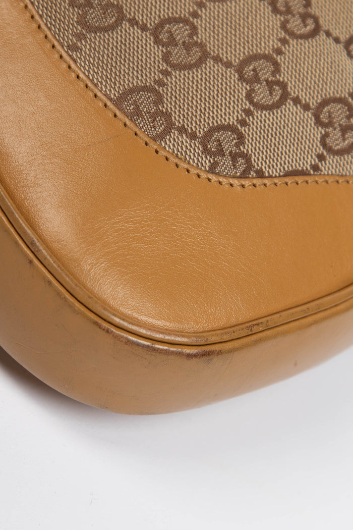 2000s Gucci Monogram Jackie Shoulder Bag