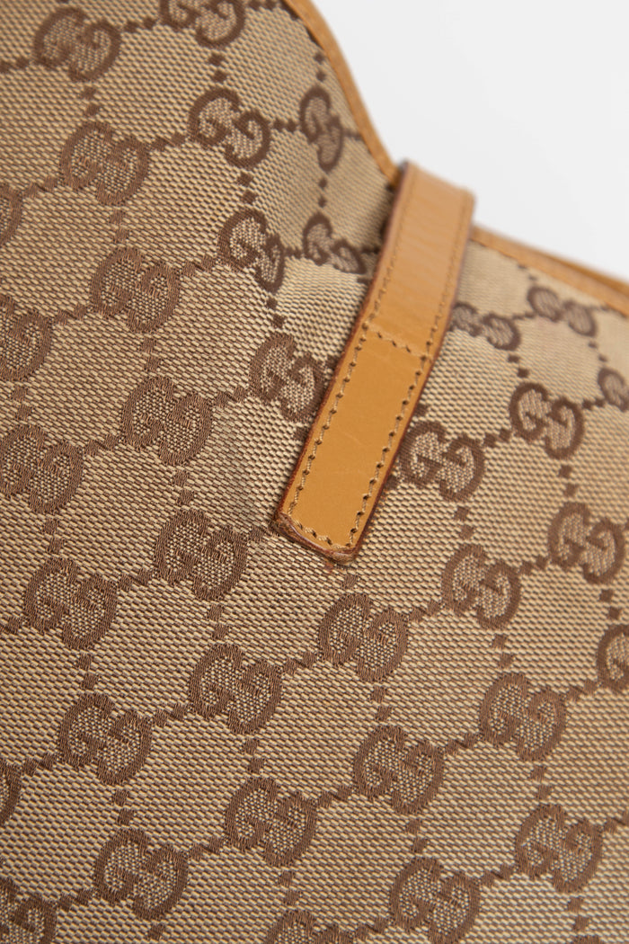 2000s Gucci Monogram Jackie Shoulder Bag
