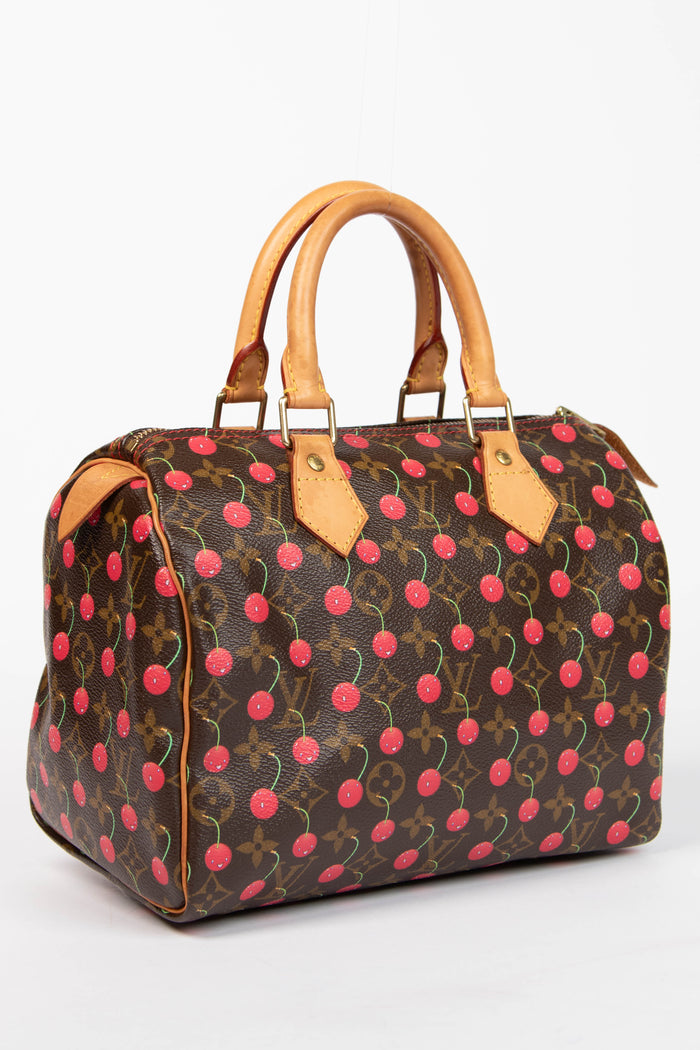 RARE Louis Vuitton x Takashi Murakami Cherry Speedy 25cm