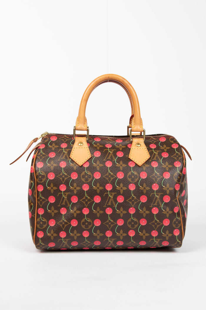 RARE Louis Vuitton x Takashi Murakami Cherry Speedy 25cm