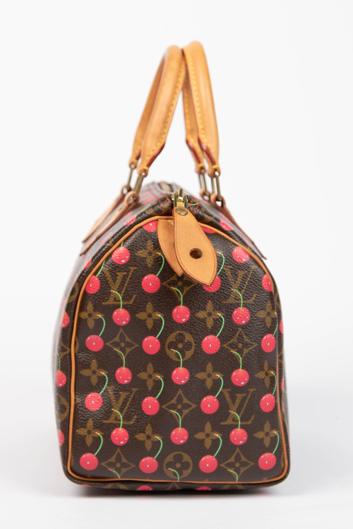 RARE Louis Vuitton x Takashi Murakami Cherry Speedy 25cm