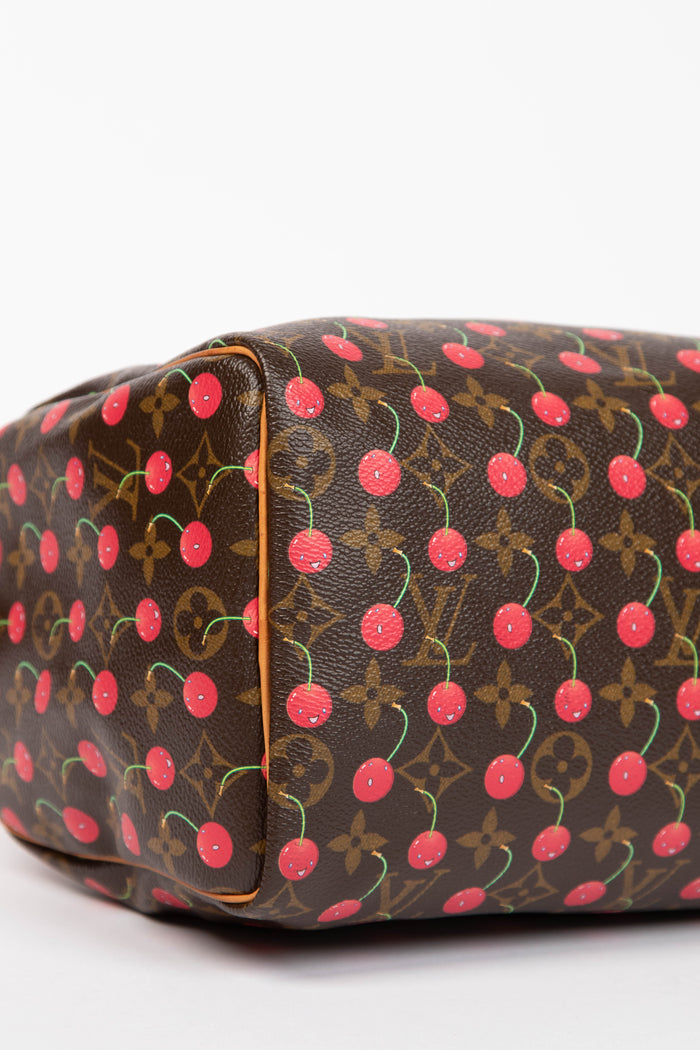 RARE Louis Vuitton x Takashi Murakami Cherry Speedy 25cm