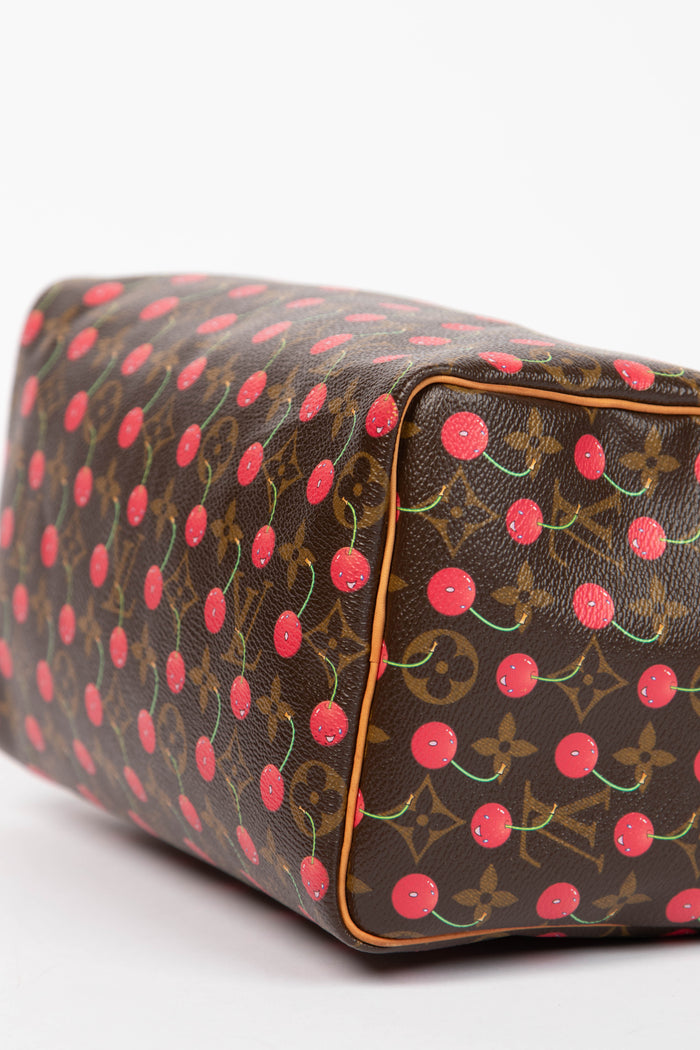 RARE Louis Vuitton x Takashi Murakami Cherry Speedy 25cm