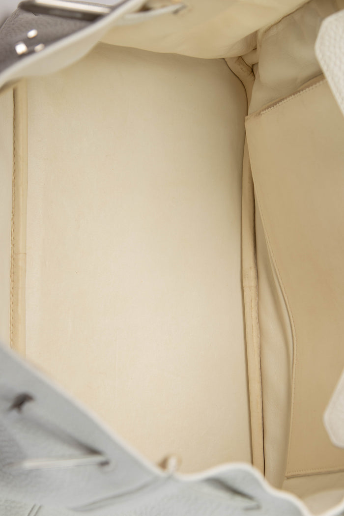 2006 Hermès Birkin 35cm in White Clemence Leather with PHW