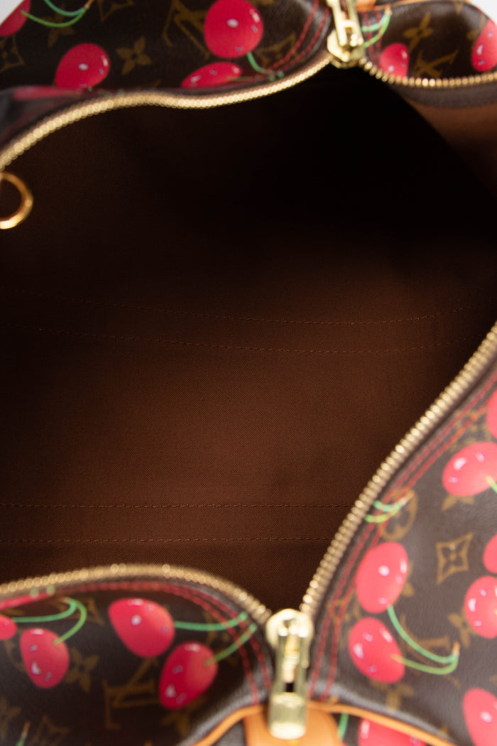RARE Louis Vuitton x Takashi Murakami Cherry Keepall 45cm