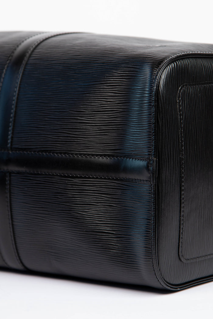 Vintage Louis Vuitton Black Epi Leather Keepall 45cm