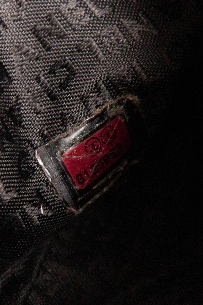 2000s Chanel Embroidered Multicolour Icon Shoulder Bag