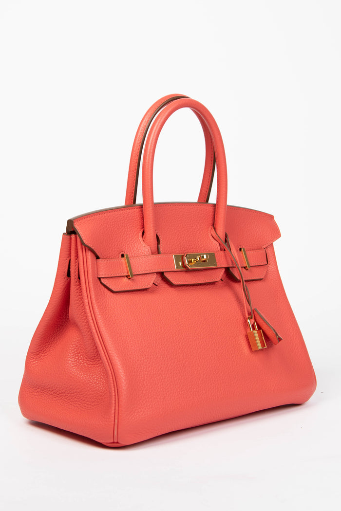 2014 Hermès Birkin 30cm in Rose Jaipur Togo Leather with GHW