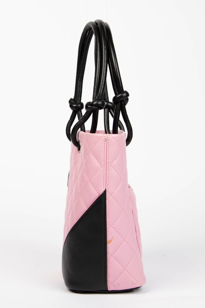 2000s Chanel Pink Rue Cambon Bucket Bag