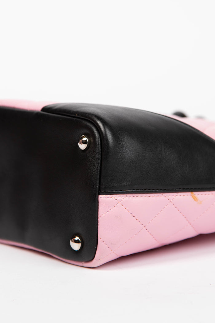 2000s Chanel Pink Rue Cambon Bucket Bag