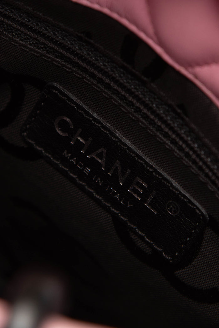 2000s Chanel Pink Rue Cambon Bucket Bag