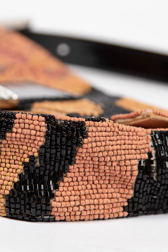 RARE 2000s Fendi Beaded & Crystal Embellished Baguette Shoulder Bag