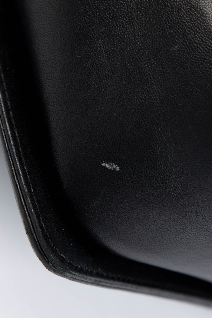 2010s Chanel Black Lambskin Leather Mosaic Medium Boy Bag