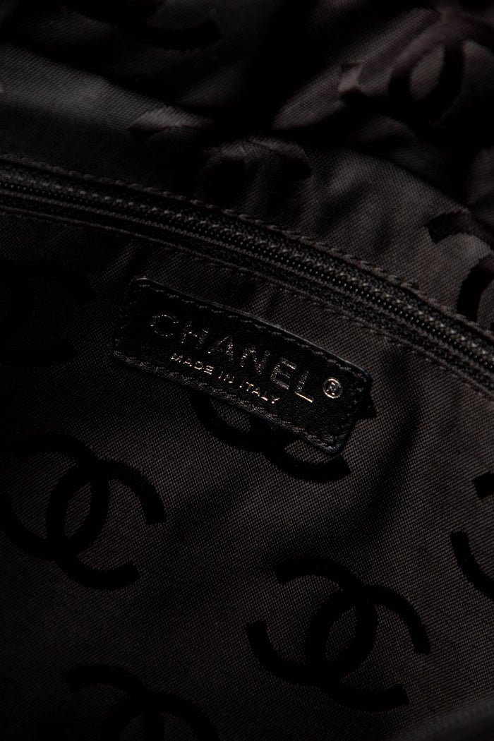 2000s Chanel Pink Rue Cambon Lambskin Leather Large Tote Bag