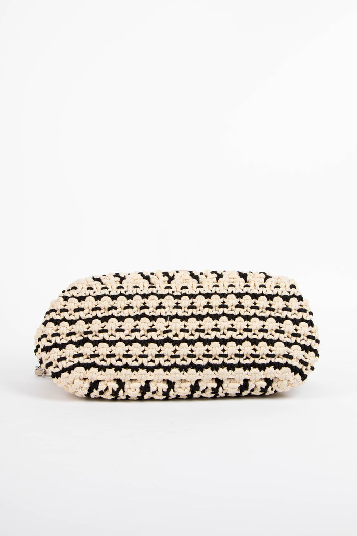 2010s Chanel Crochet Single Flap Shoulder Bag