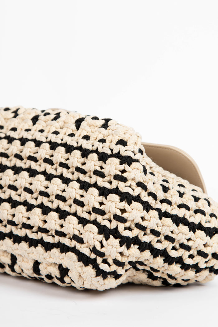 2010s Chanel Crochet Single Flap Shoulder Bag