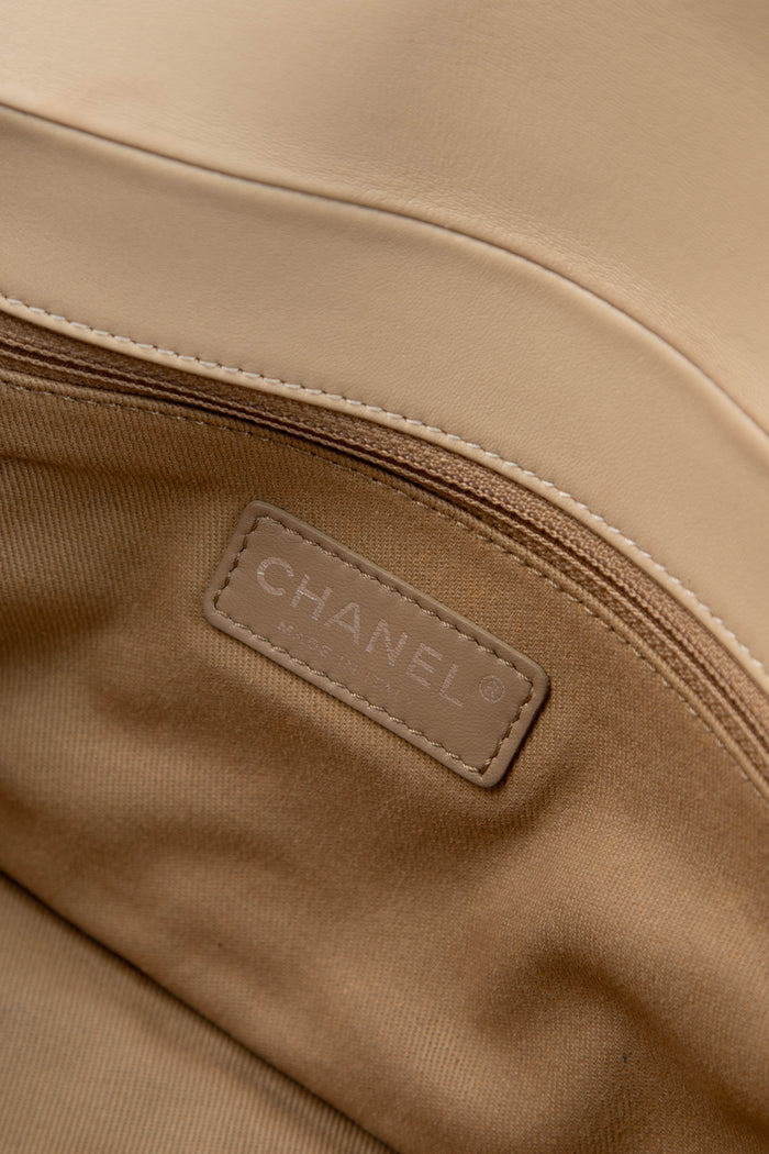 2010s Chanel Crochet Single Flap Shoulder Bag