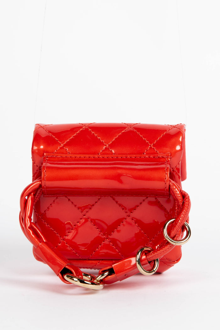RARE 2000s Chanel Red Patent Leather Ankle Monitor