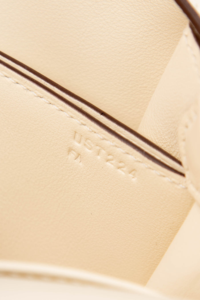 Limited Edition 2022 Hermes Mini Roulis 18 in Nata Printed Swift Leather with PHW