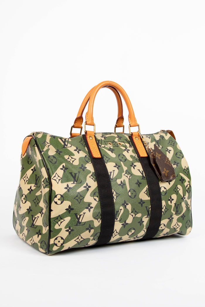 SUPER RARE Louis Vuitton x Takashi Murakami Monogramouflage Speedy 35cm