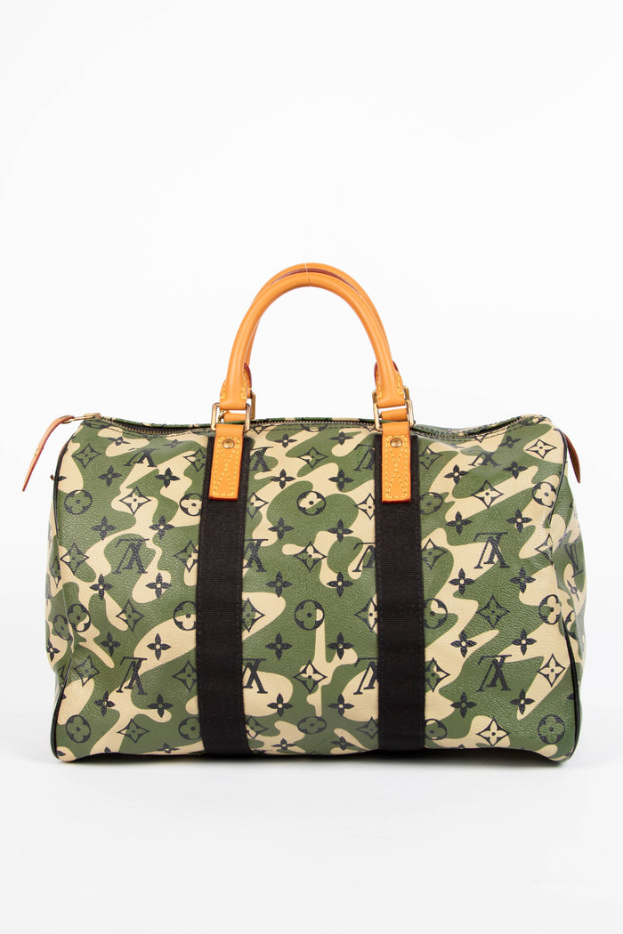 SUPER RARE Louis Vuitton x Takashi Murakami Monogramouflage Speedy 35cm