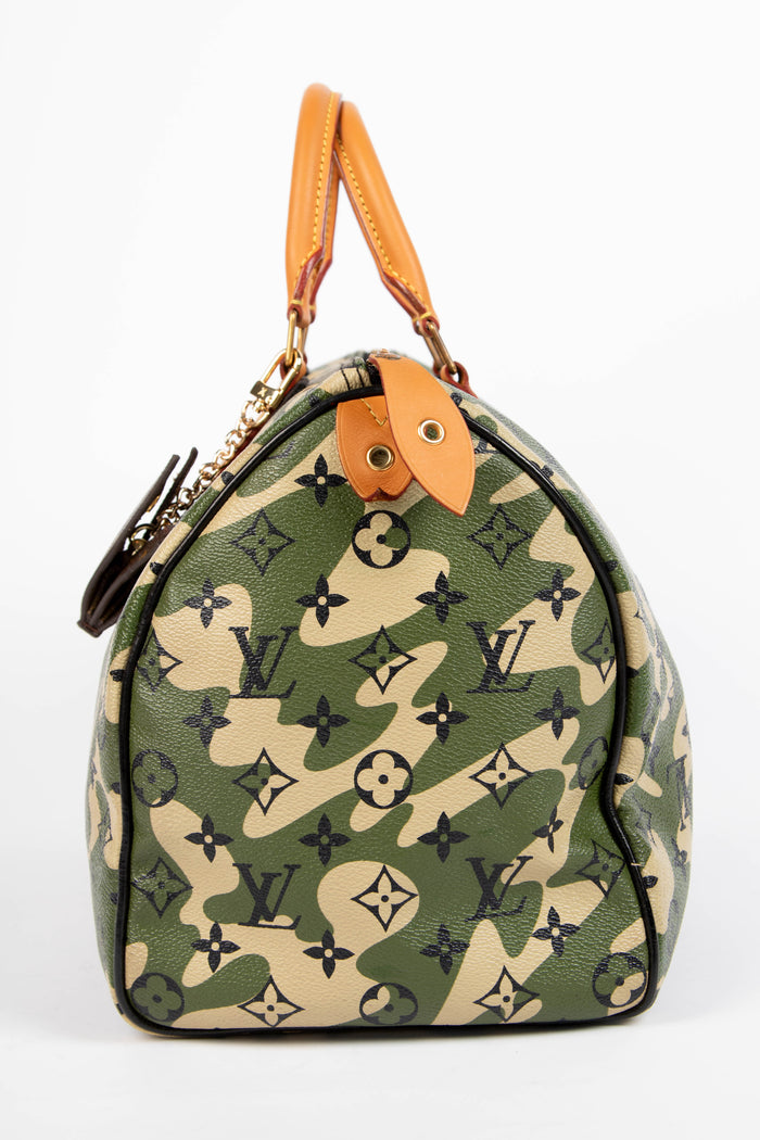 SUPER RARE Louis Vuitton x Takashi Murakami Monogramouflage Speedy 35cm