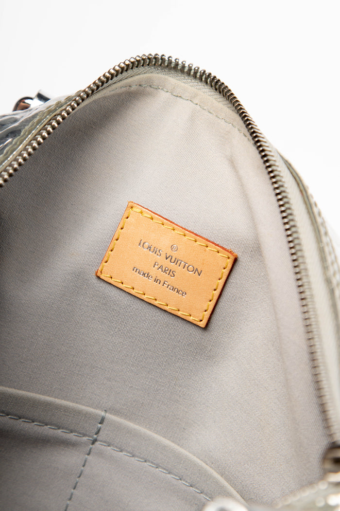 RARE 2000s Louis Vuitton Silver Miroir Speedy 35cm