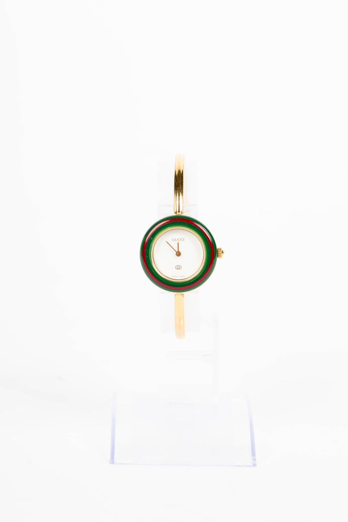 Vintage Gucci Gold Bezel Watch
