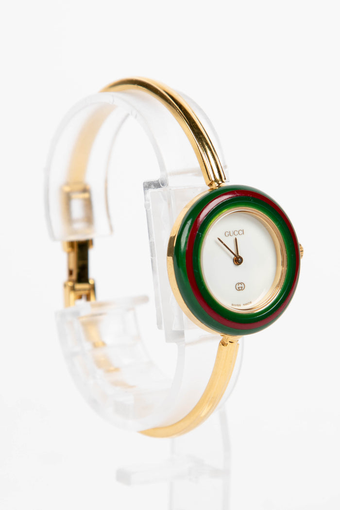 Vintage Gucci Gold Bezel Watch