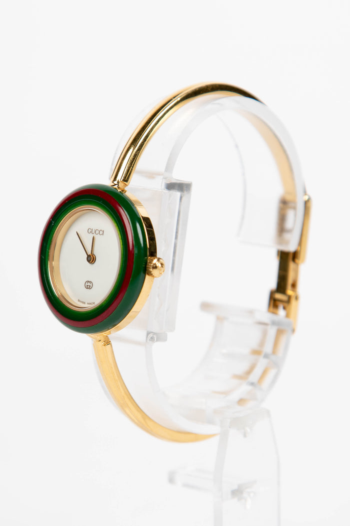 Vintage Gucci Gold Bezel Watch