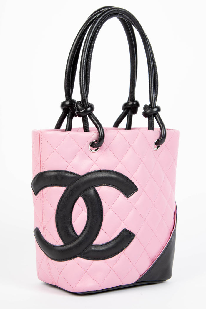 2000s Chanel Pink Rue Cambon Small Bucket Bag
