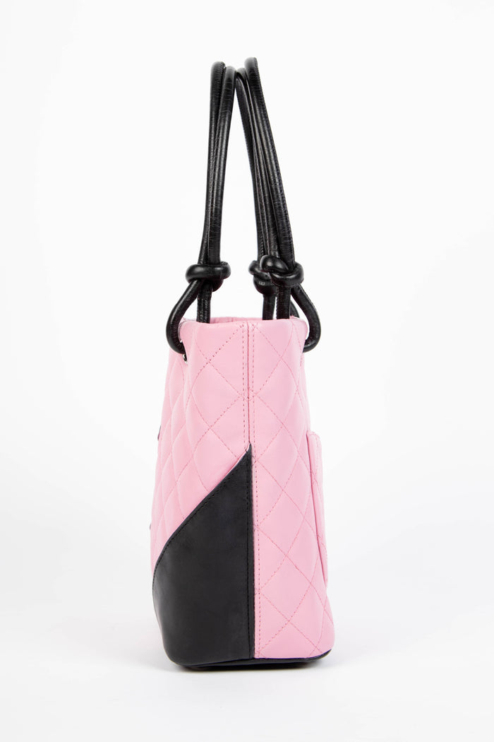 2000s Chanel Pink Rue Cambon Small Bucket Bag