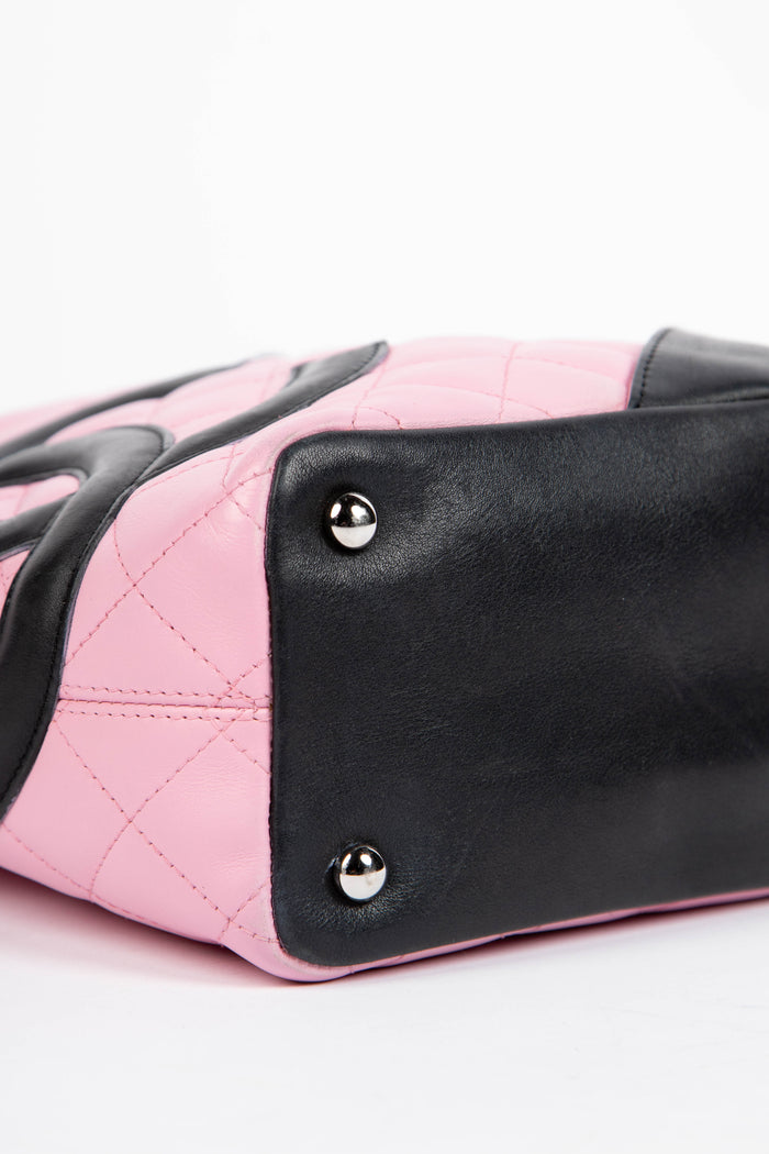2000s Chanel Pink Rue Cambon Small Bucket Bag