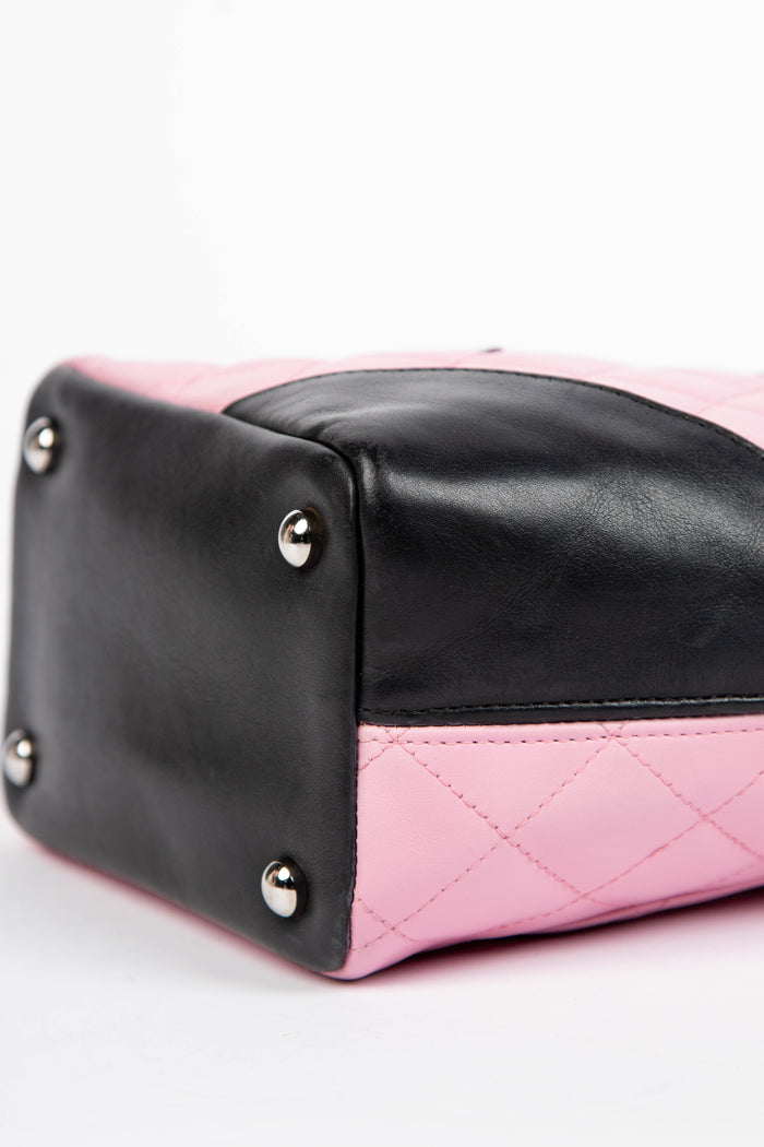 2000s Chanel Pink Rue Cambon Small Bucket Bag