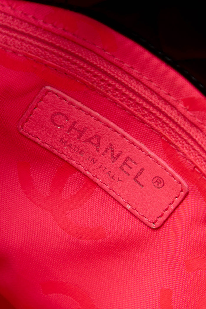 2000s Chanel Black Rue Cambon Small Bucket Bag