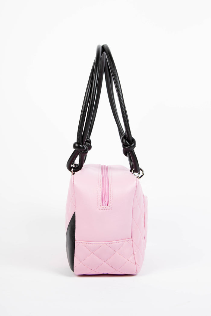 2000s Chanel Pink Rue Cambon Shoulder Bag