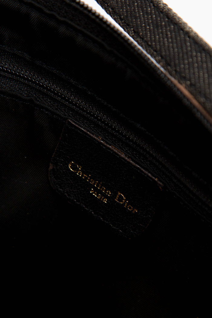 RARE 2000s Christian Dior John Galliano Embroidered Cadillac Saddle Bag
