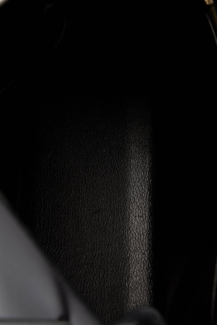 1971 Hermès Kelly 32cm Sellier in Black Box Calf Leather with GHW