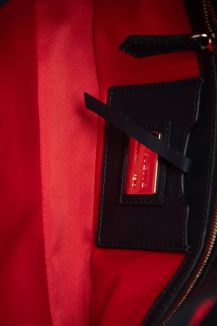 SUPER RARE Fendi Denim Beaded Baguette Shoulder Bag