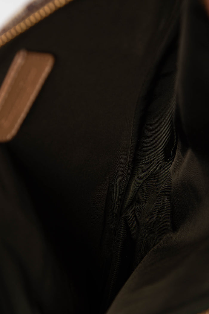 2000s Christian Dior Monogram Brown Trotter Saddle Bag