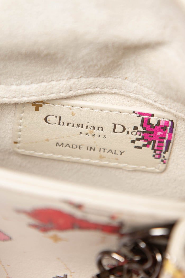 RARE 2024 Christian Dior Zodiac Pixel Micro Lady Dior