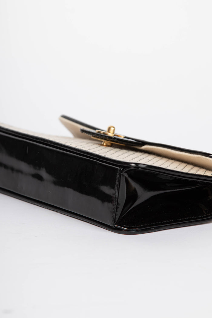 2000s Chanel Beige Quilted Single Flap with Brushed Gold Hardware