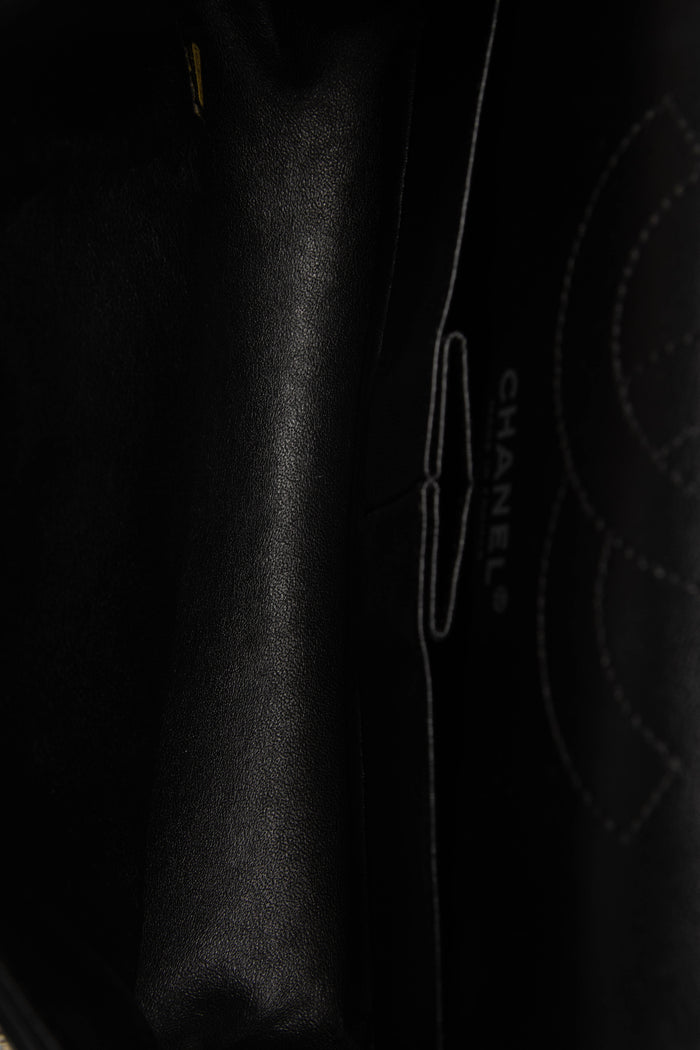 RARE Chanel Black Lucky Charms Reissue 2.55 Double Flap Shoulder Bag