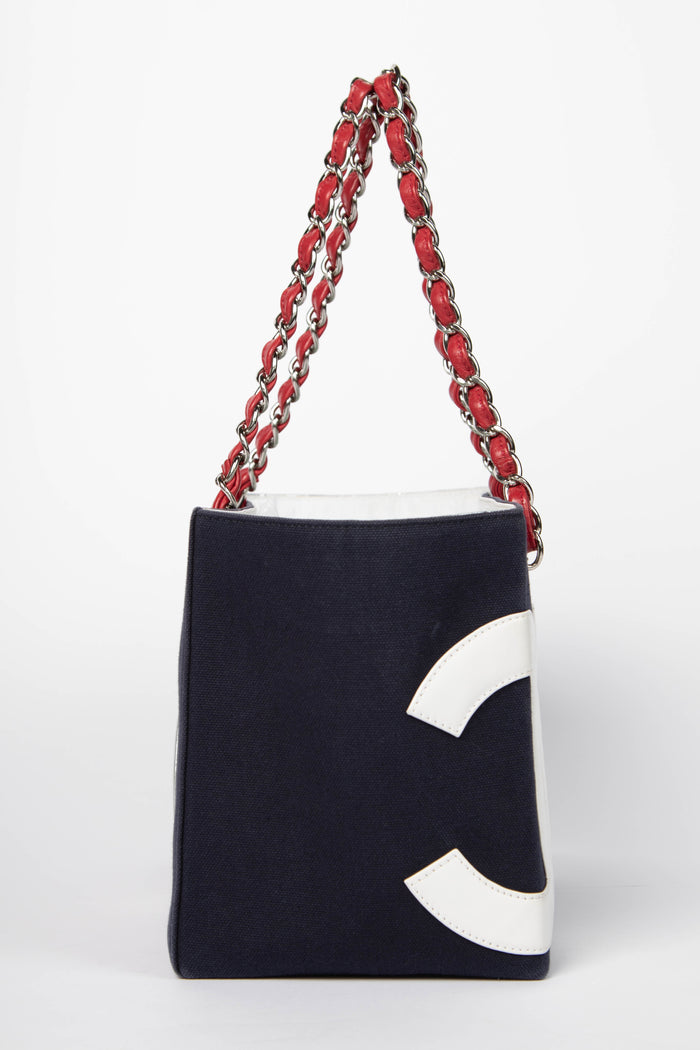 2000s Chanel No.5 Chocolate Bar Tote Bag