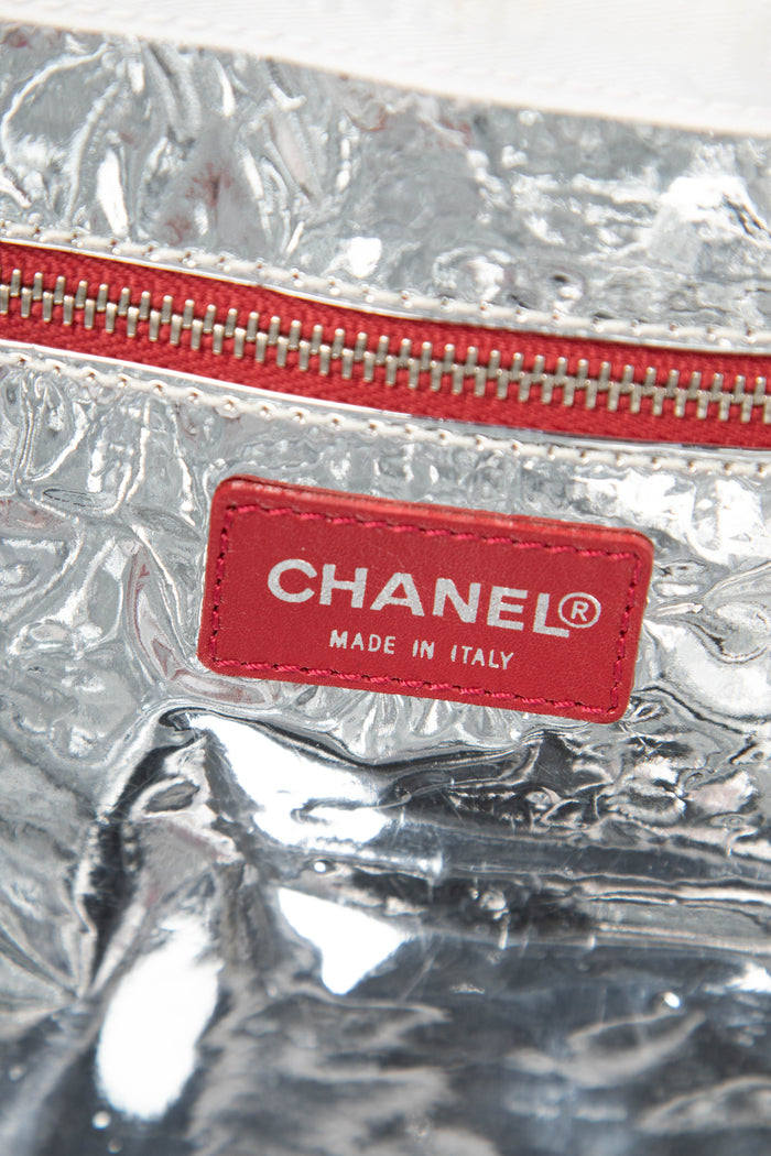 2000s Chanel No.5 Chocolate Bar Tote Bag