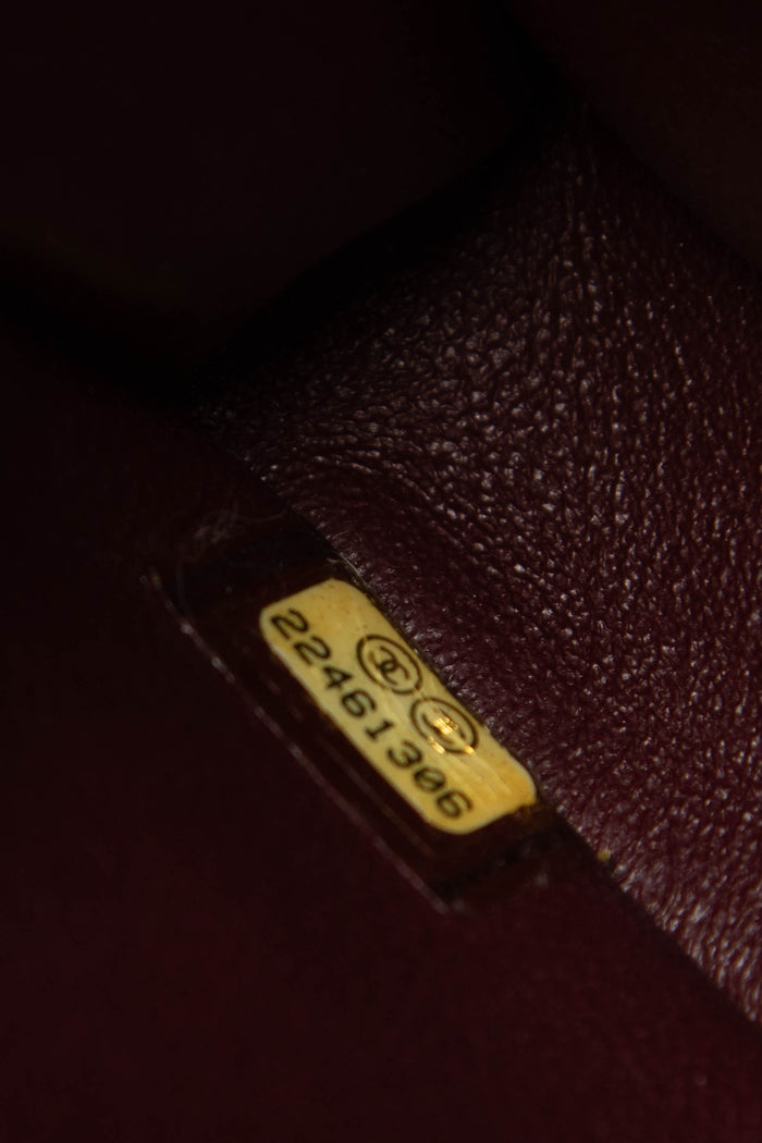 RARE Chanel Black Camellia Mini Rectangular Single Flap Bag